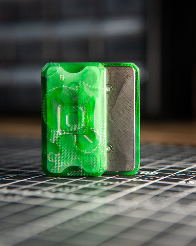 Echo Appa Pro Tile Fidget Slider - Raffir Alume Moon Green