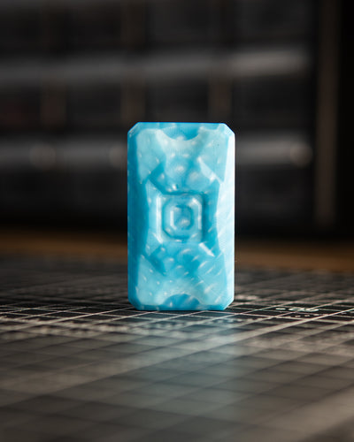 Echo Appa Pro Tile Fidget Slider - Blue "Dagon Scales" Resin