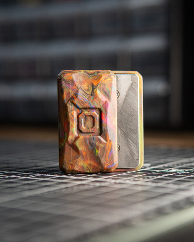 Echo Appa Pro Tile Fidget Slider - Maker's Choice, Dank Blank Resin Multi-Color