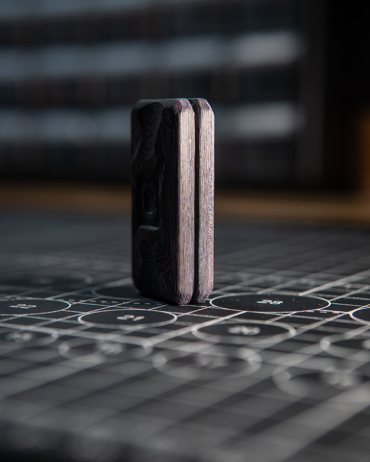 Echo Appa Pro Tile Fidget Slider - Purple Haze Carbon Fiber