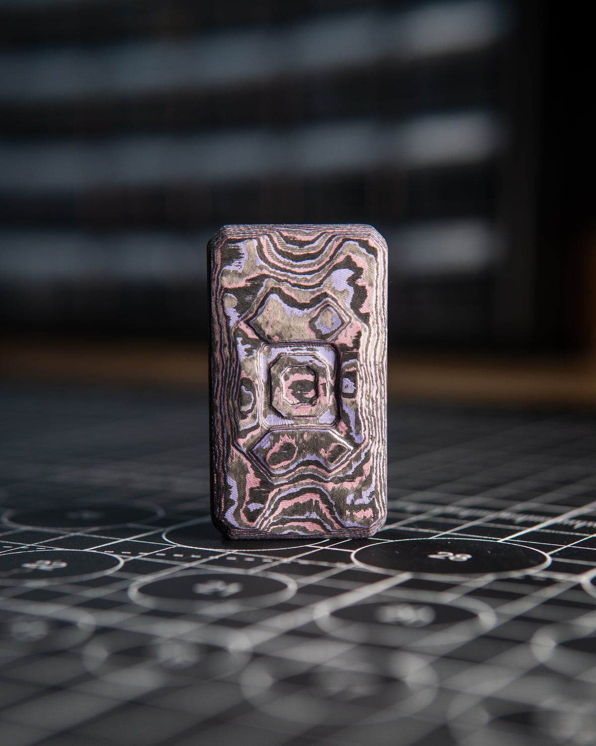 Echo Appa Pro Tile Fidget Slider - Purple Haze Carbon Fiber