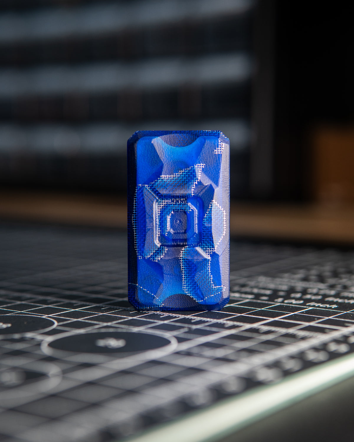 Echo Appa Pro Tile Fidget Slider - Raffir Blue Alume Moon Composite