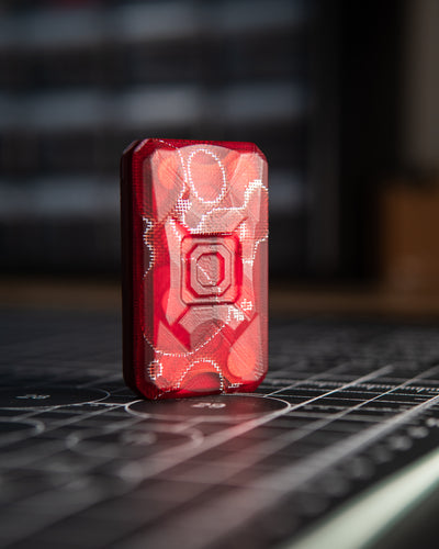 Echo Appa Pro Tile Fidget Slider - Maker's Choice, Raffir Alume Moon Red