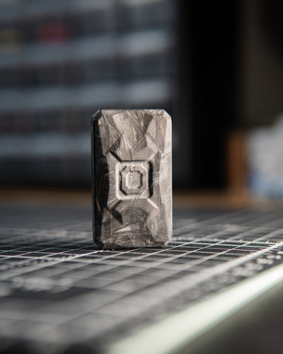 Echo Appa Pro Tile Fidget Slider - Shredded Glow Carbon Fiber