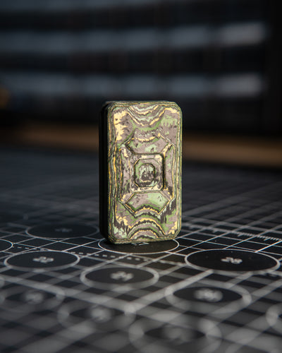 Echo Appa Pro Tile Fidget Slider - Toxic Storm Carbon Fiber