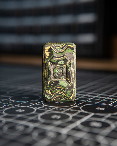 Echo Appa Pro Tile Fidget Slider - Toxic Storm Carbon Fiber