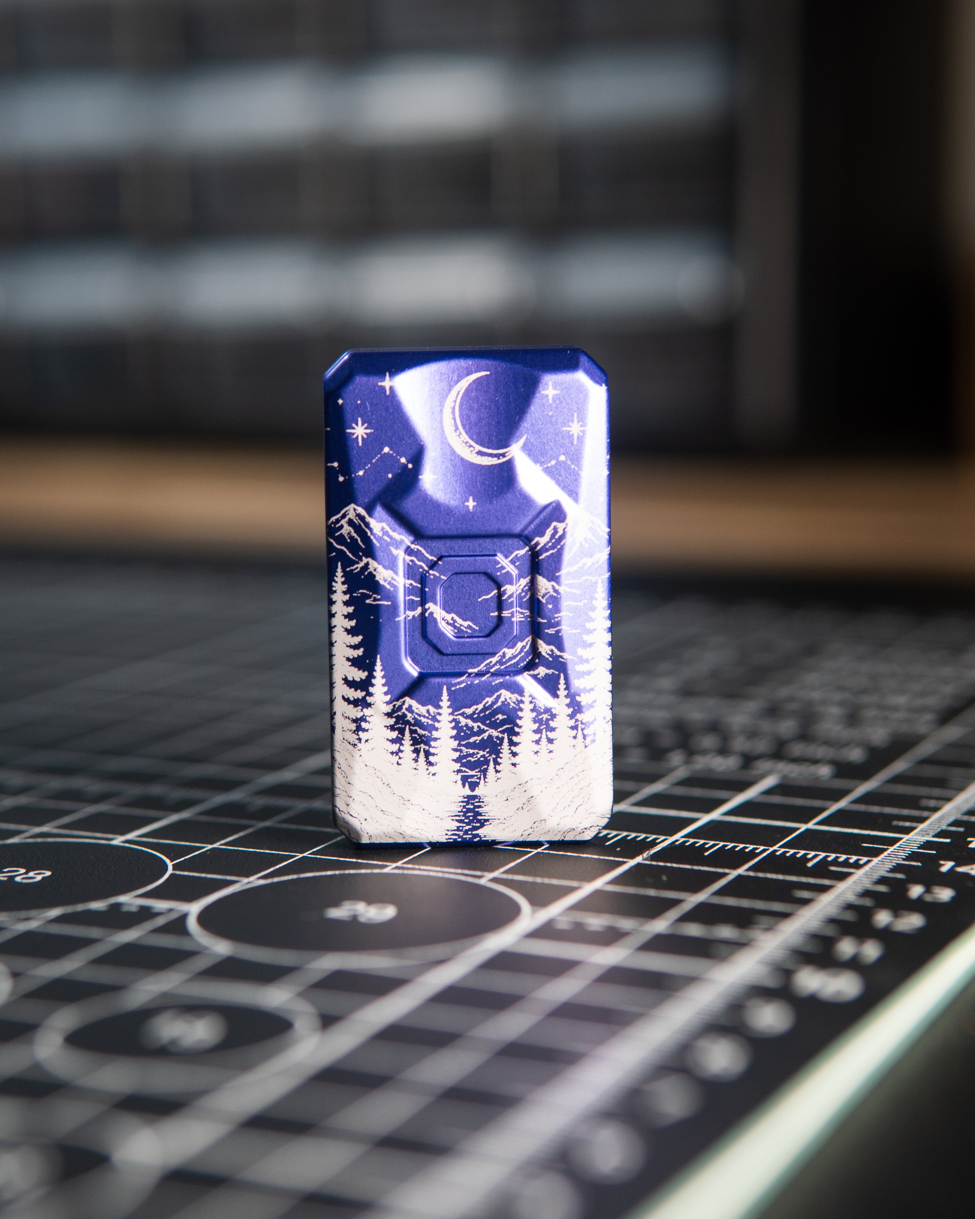Echo Appa Tile Fidget Slider - Aluminum Midnight Violet, "Moonfall" Edition [1 of 1]