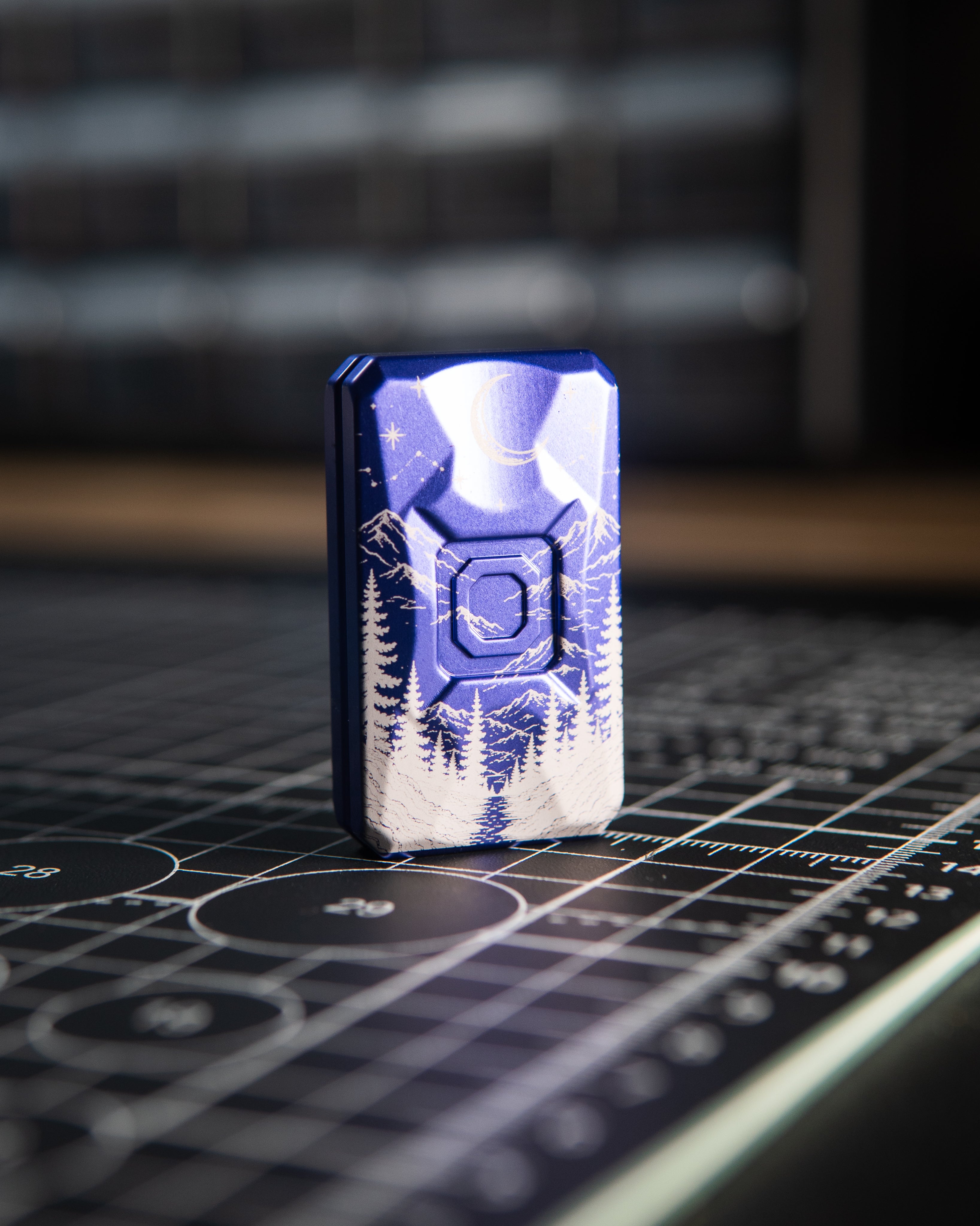 Echo Appa Tile Fidget Slider - Aluminum Midnight Violet, "Moonfall" Edition [1 of 1]