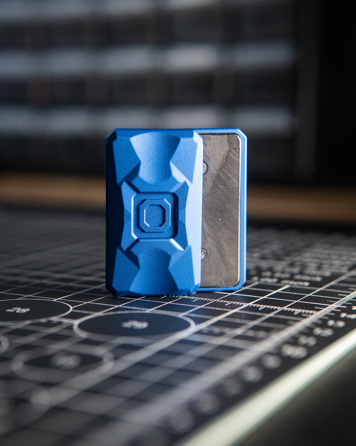 Echo Appa Tile Fidget Slider - Aluminum, Tempest Blue