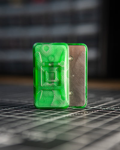 Echo Ergo Pro Tile Fidget Slider - Maker's Choice, Raffir Alume Moon Green