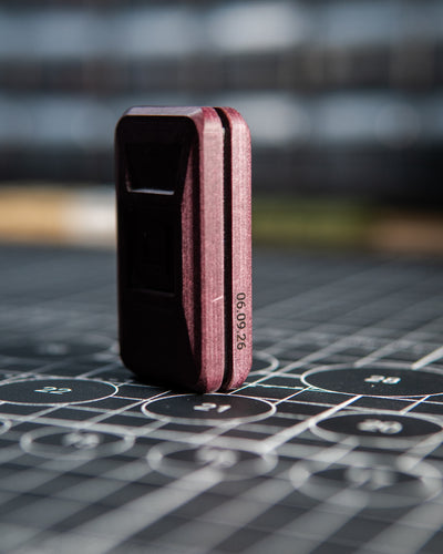 Echo Ergo Pro Tile Fidget Slider - Richlite, Red