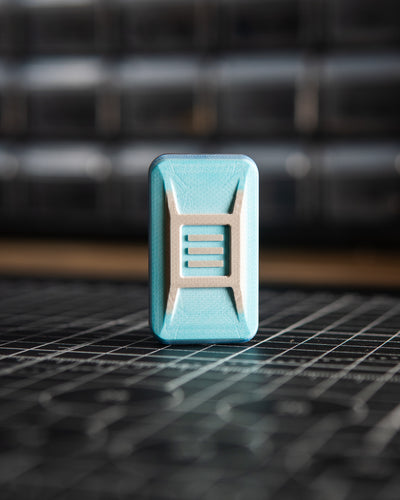 Delta Ergo Pro Tile Fidget Slider - Maker's Choice, Voodoo Blue G10
