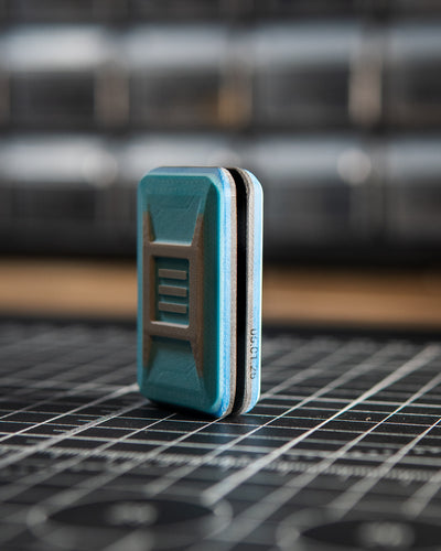 Delta Ergo Pro Tile Fidget Slider - Maker's Choice, Voodoo Blue G10