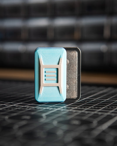 Delta Ergo Pro Tile Fidget Slider - Maker's Choice, Voodoo Blue G10