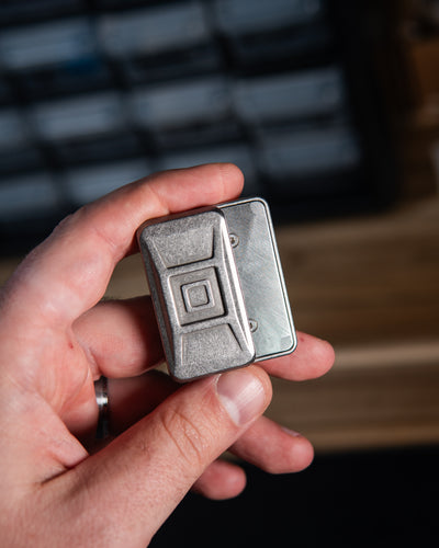 Echo Ergo Tile Fidget Slider - Titanium