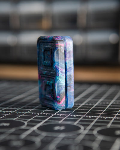 Echo Pro Tile Fidget Slider - Maker's Choice, Blurple Resin