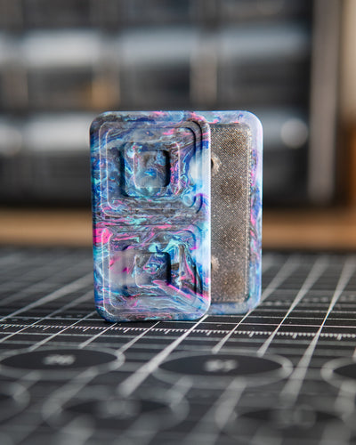 Echo Pro Tile Fidget Slider - Maker's Choice, Blurple Resin
