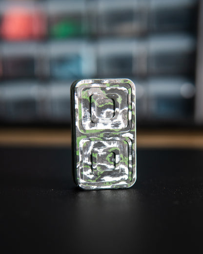Echo Tile Fidget Slider - Maker's Choice, Pines Peak Carbon Fiber