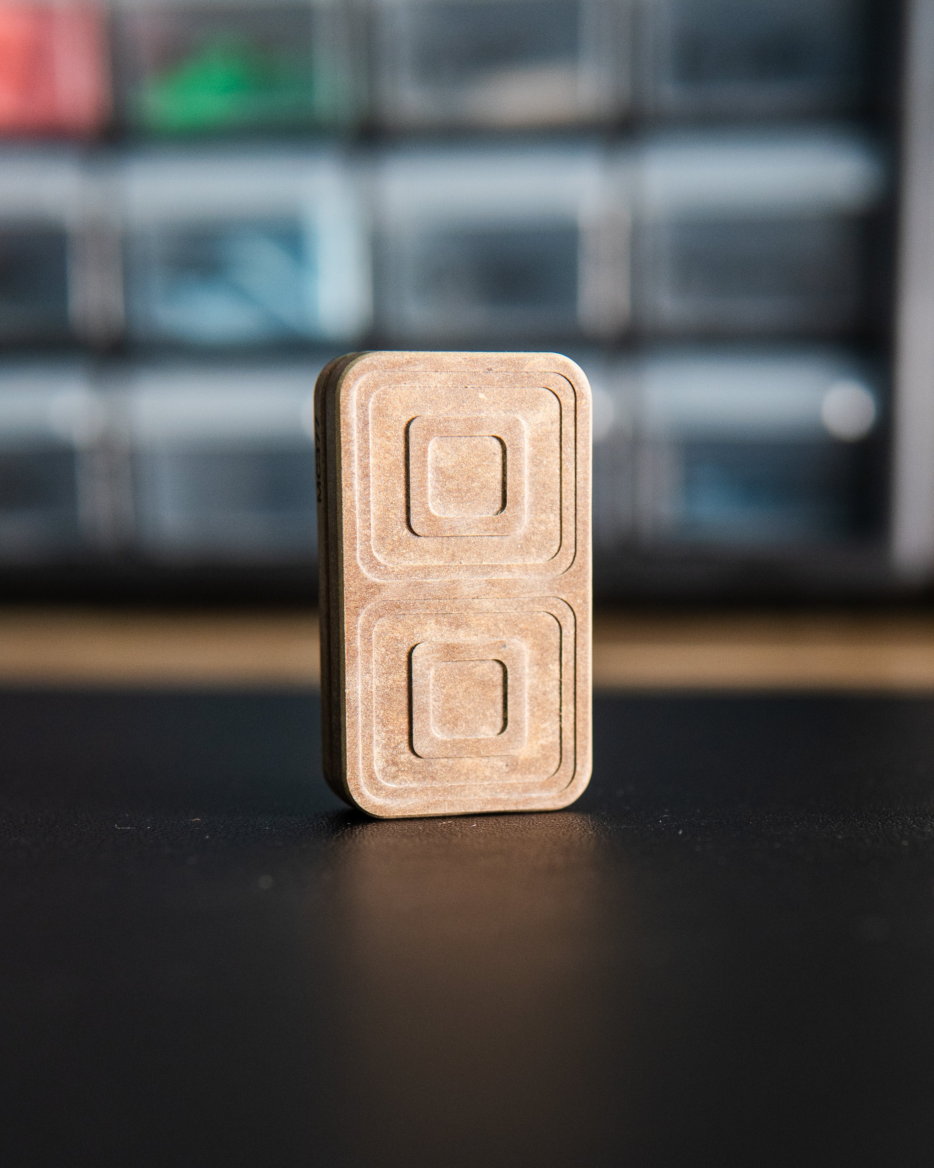 Echo Tile Fidget Slider - Maker's Choice, Whalite Richlite