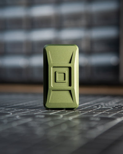Echo Ergo Tile Fidget Slider - Aluminum
