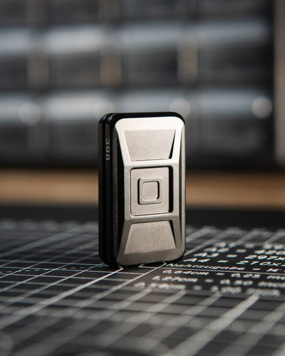 Echo Ergo Tile Fidget Slider - Aluminum