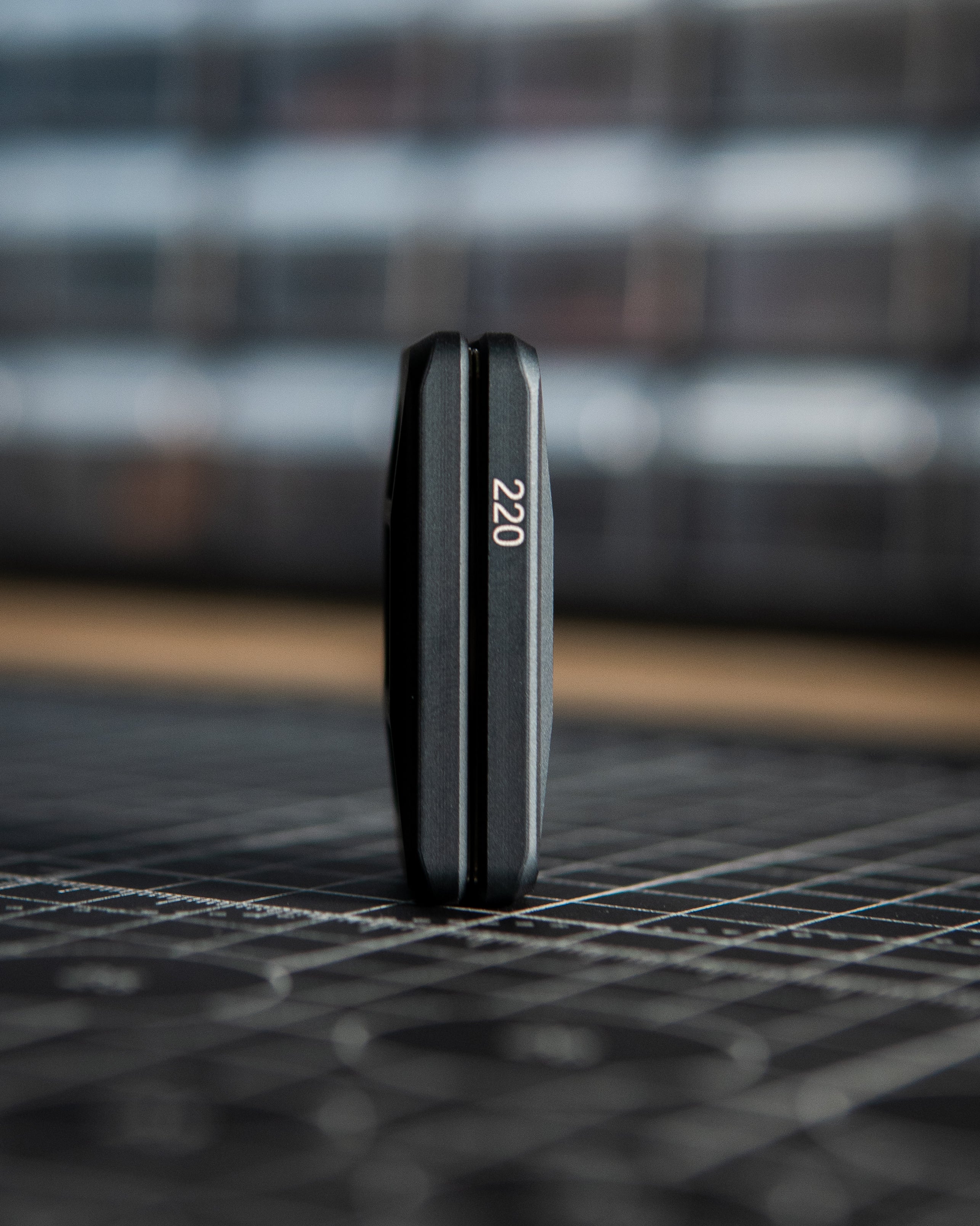 Echo Ergo Tile Fidget Slider - Aluminum