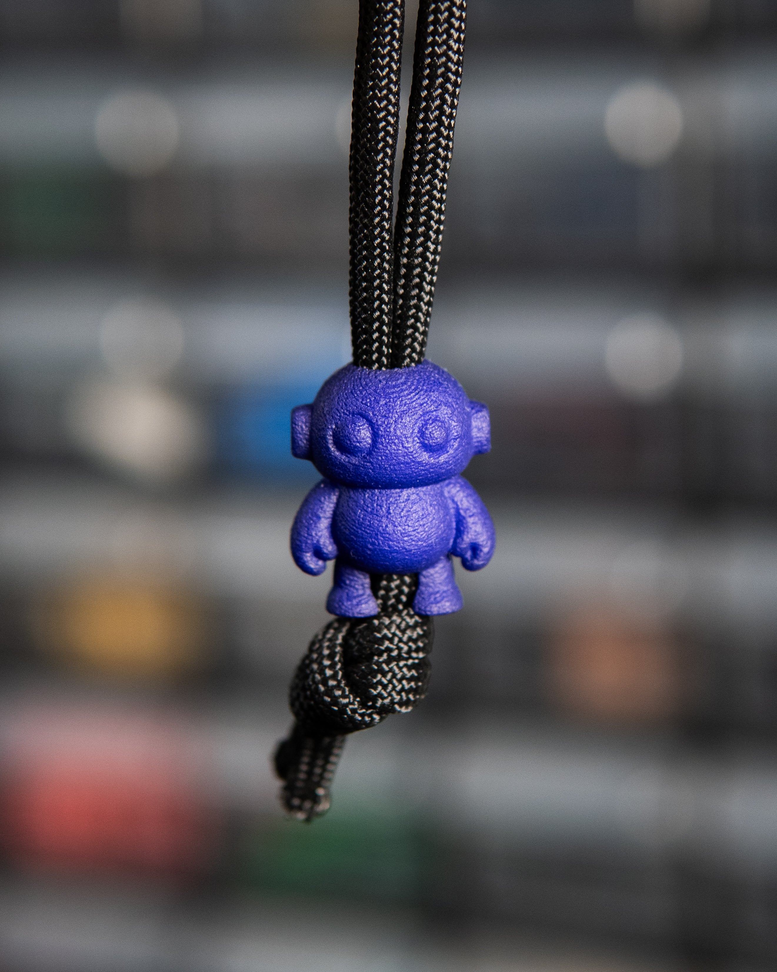 Gearling Lanyard Bead - Nylon, Dyed Deep Indigo