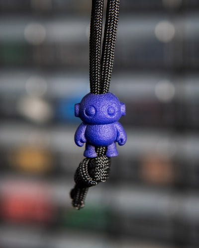 Gearling Lanyard Bead - Nylon, Dyed Deep Indigo
