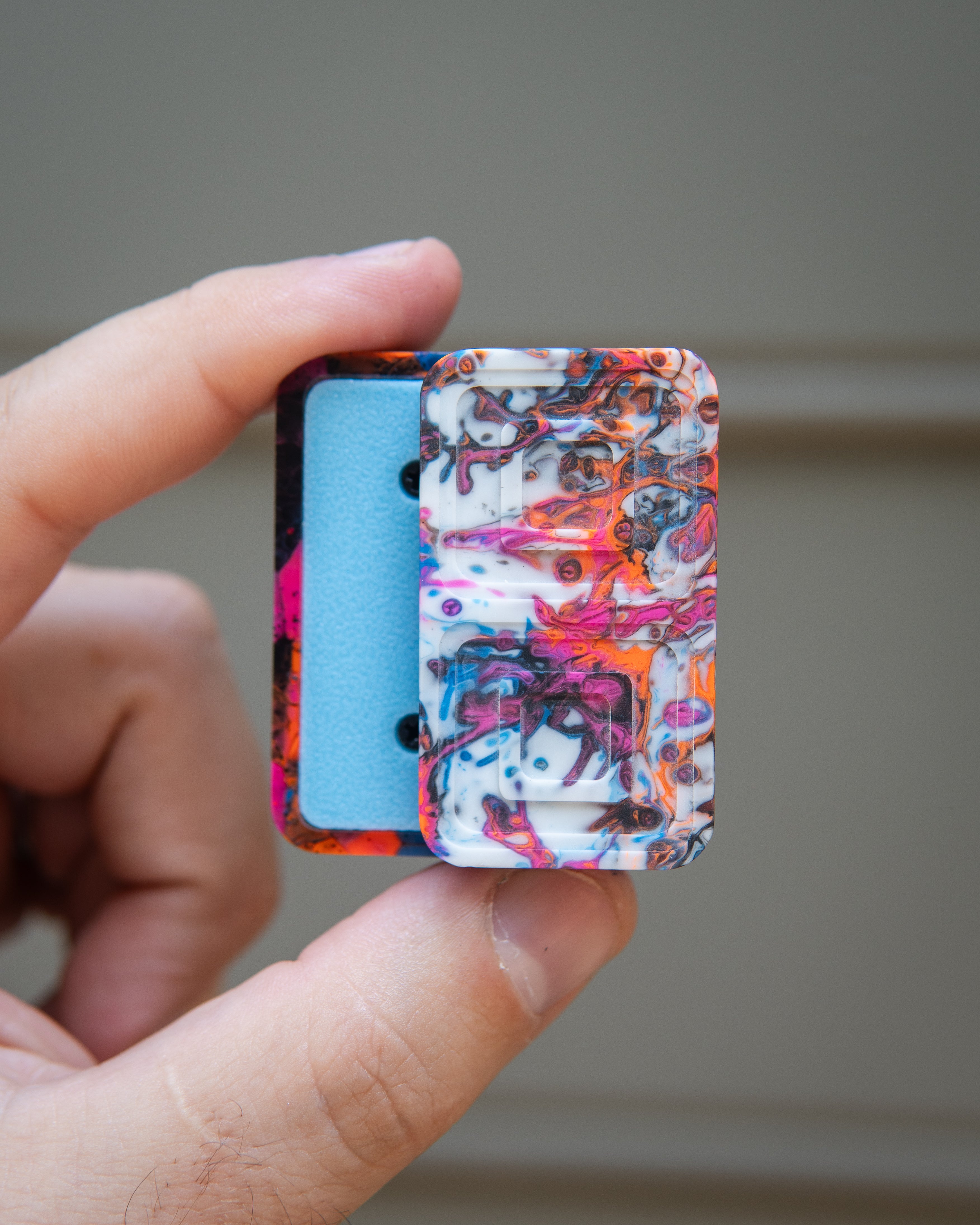 Echo Tile Fidget Slider - Maker's Choice, Guitar Top Resin #2
