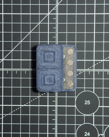 Echo Tile Fidget Slider - Maker's Choice, Blue Richlite