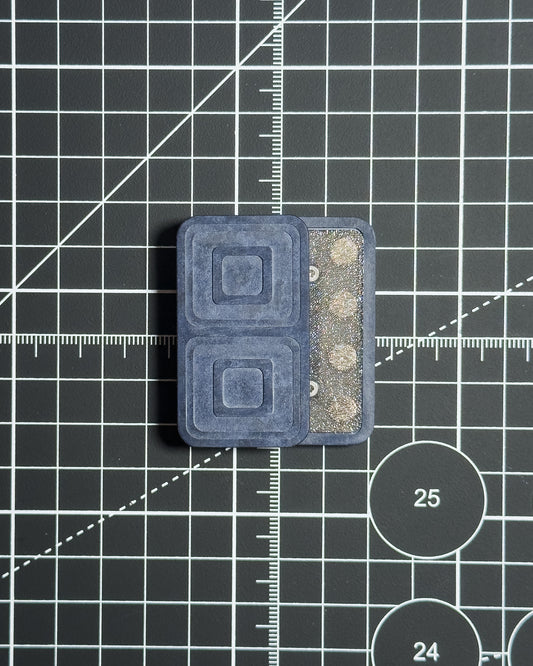 Echo Tile Fidget Slider - Maker's Choice, Blue Richlite