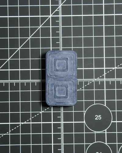 Echo Tile Fidget Slider - Maker's Choice, Blue Richlite