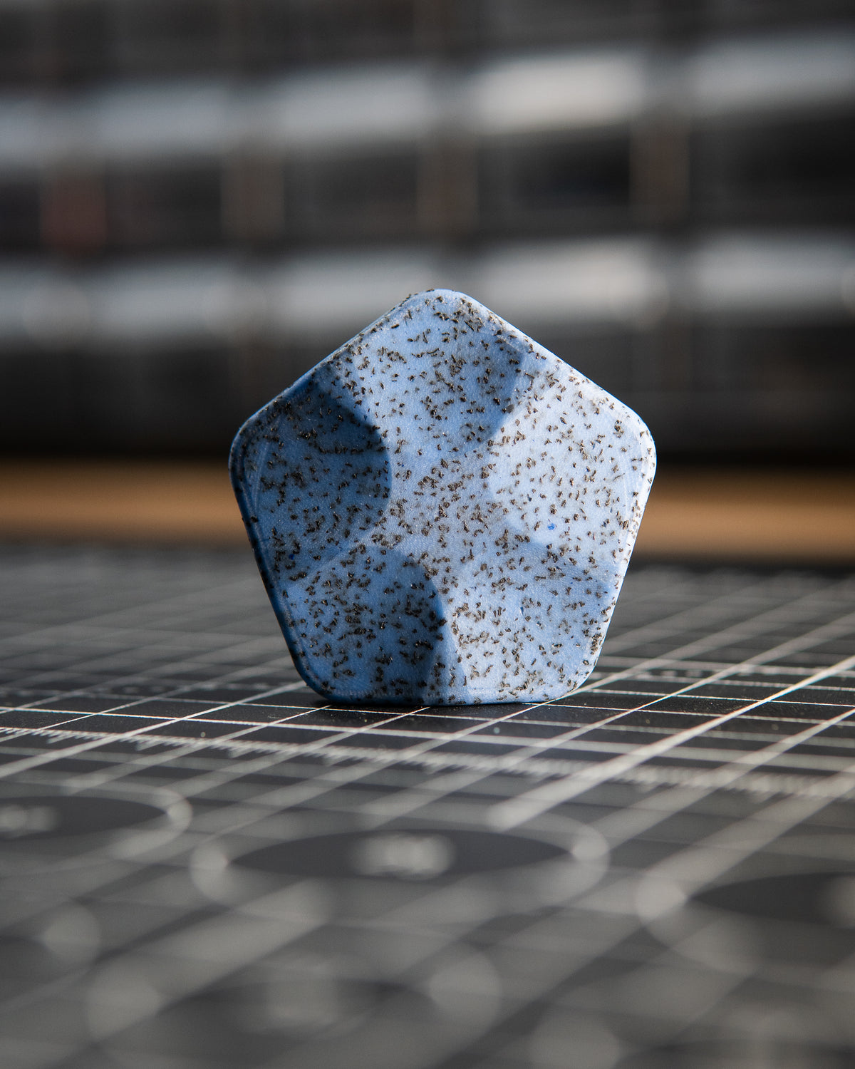 The ISO - Silent Magnetic Haptic Coin (Grip-Tec GripX, Classic Blue)