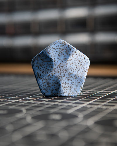 The ISO - Silent Magnetic Haptic Coin (Grip-Tec GripX, Classic Blue)
