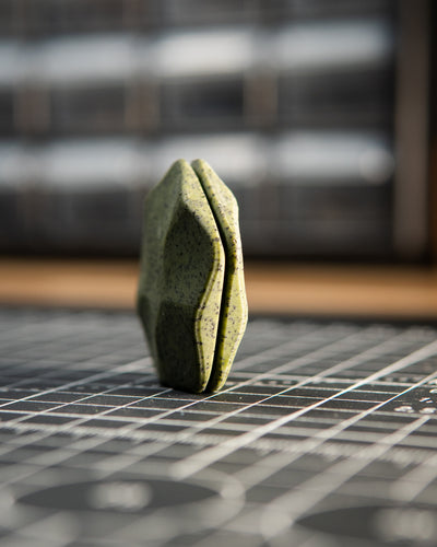 The ISO - Silent Magnetic Haptic Coin (Grip-Tec GripX, OD Green)