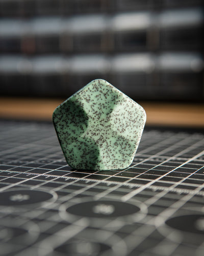 The ISO - Silent Magnetic Haptic Coin (Grip-Tec GripX, Seafoam)