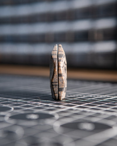 The ISO - Silent Magnetic Haptic Coin (Grip-Tec GripX, Dark Earth Skully)