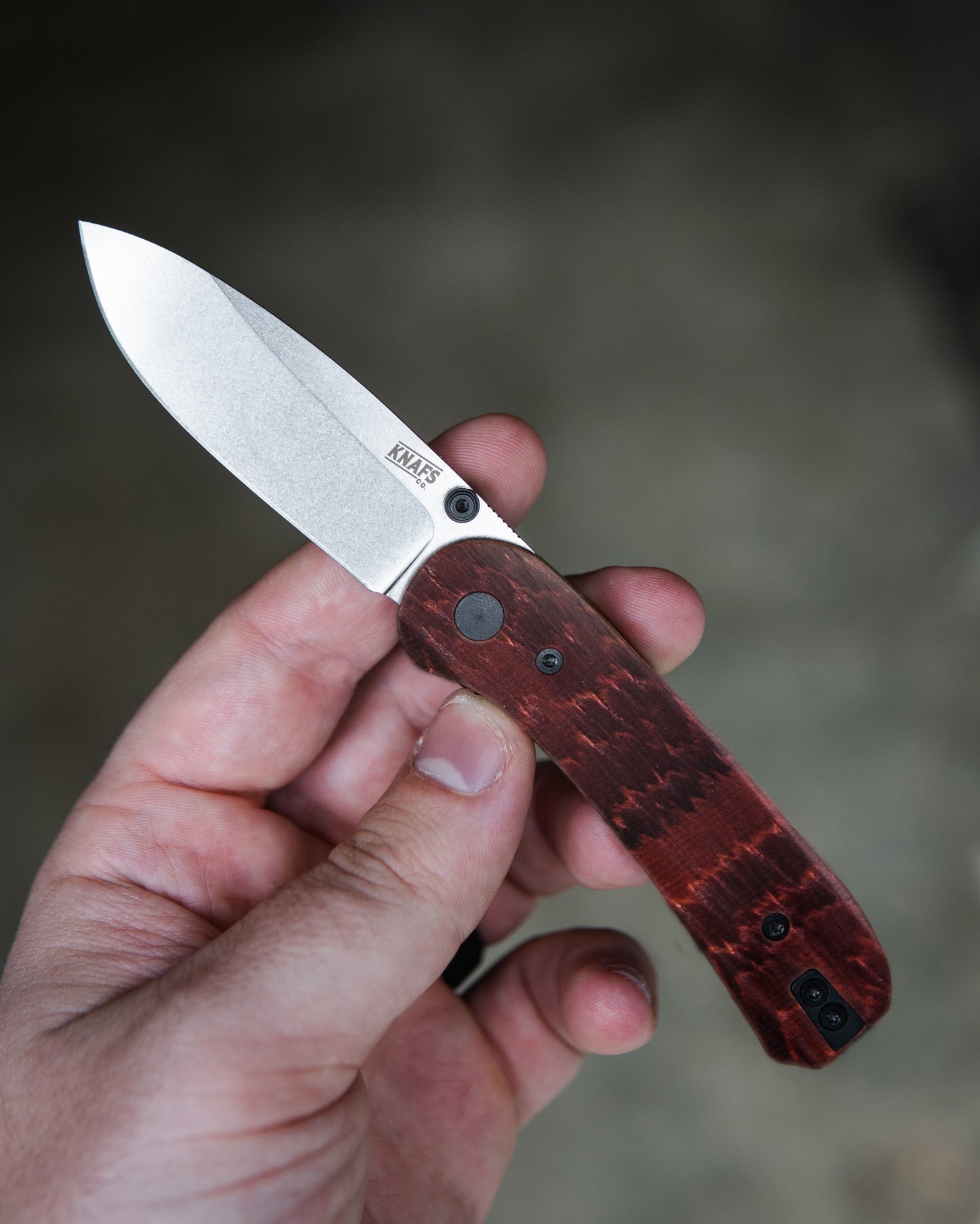 Knafs Lander Premium Padauk Scales