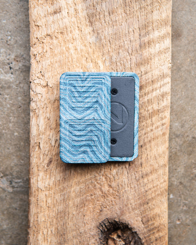 Tile Fidget Slider - Maker's Choice, Sky Waves Micarta