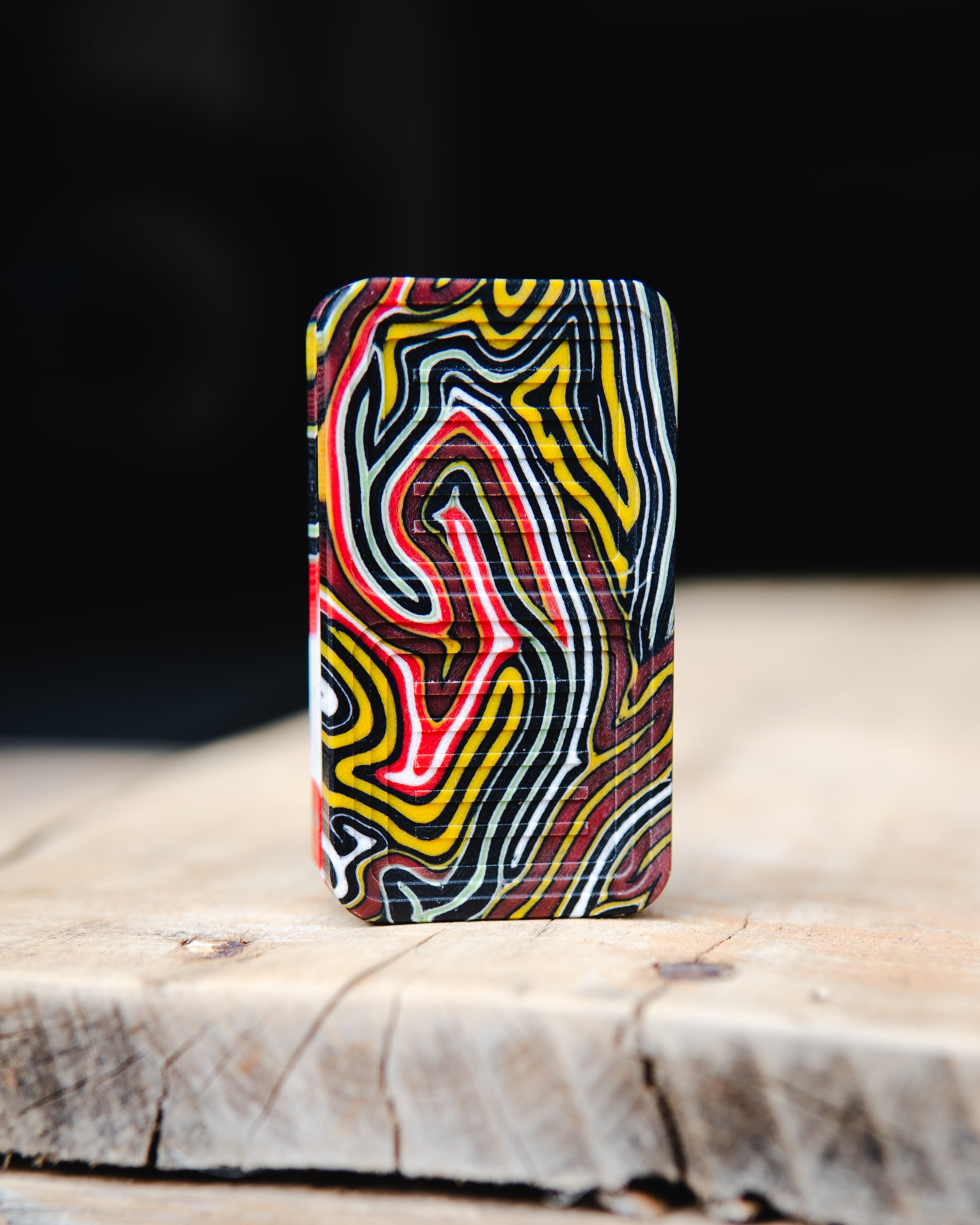 Tile Fidget Slider (Gen 1) - Maker's Choice, Chaos Micarta