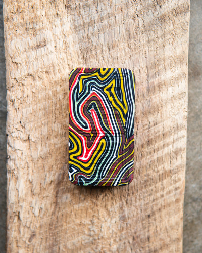 Tile Fidget Slider (Gen 1) - Maker's Choice, Chaos Micarta