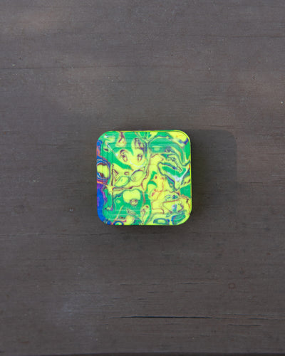 Mini Tile Fidget Slider - Maker's Choice, Retrovertigo Resin #1