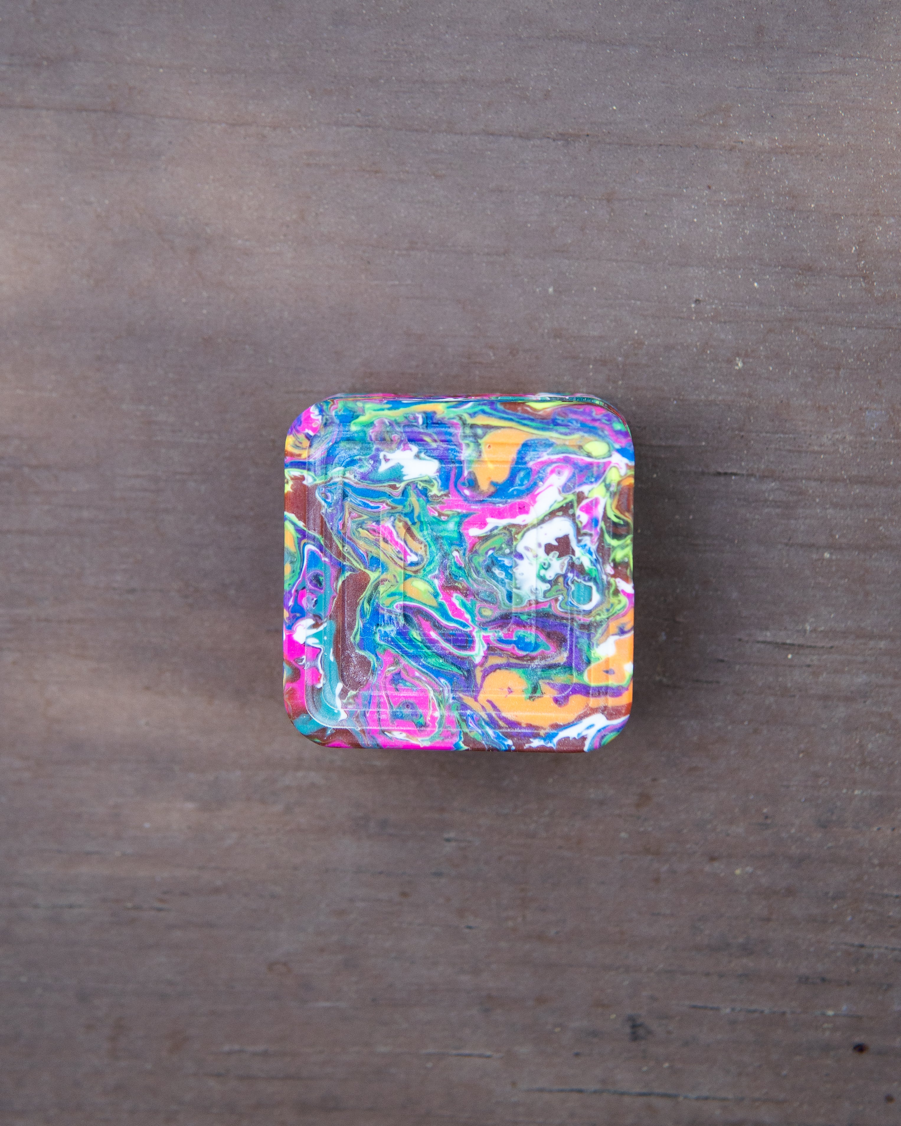 Mini Tile Fidget Slider - Maker's Choice, Retrovertigo Resin #3