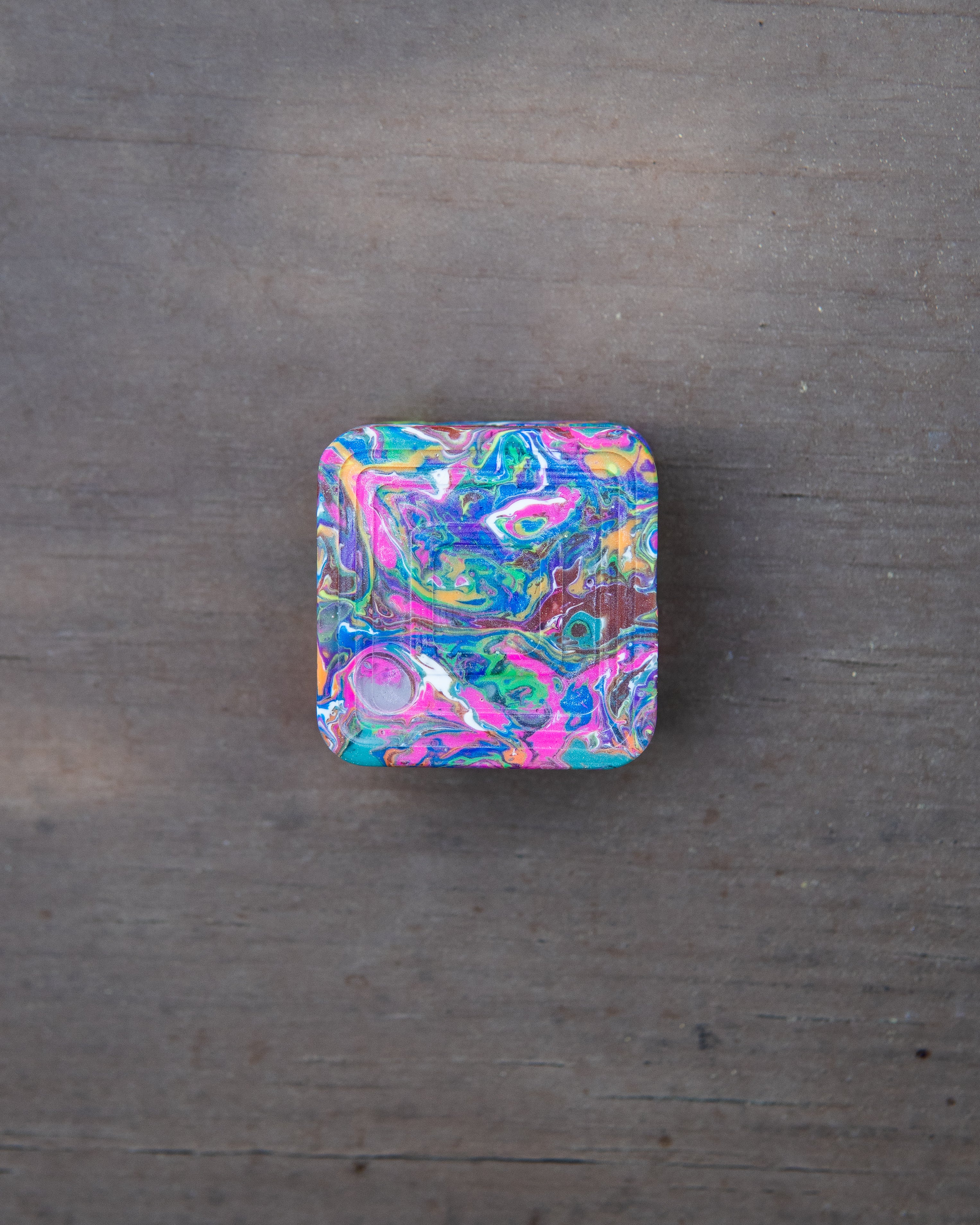 Mini Tile Fidget Slider - Maker's Choice, Retrovertigo Resin #3