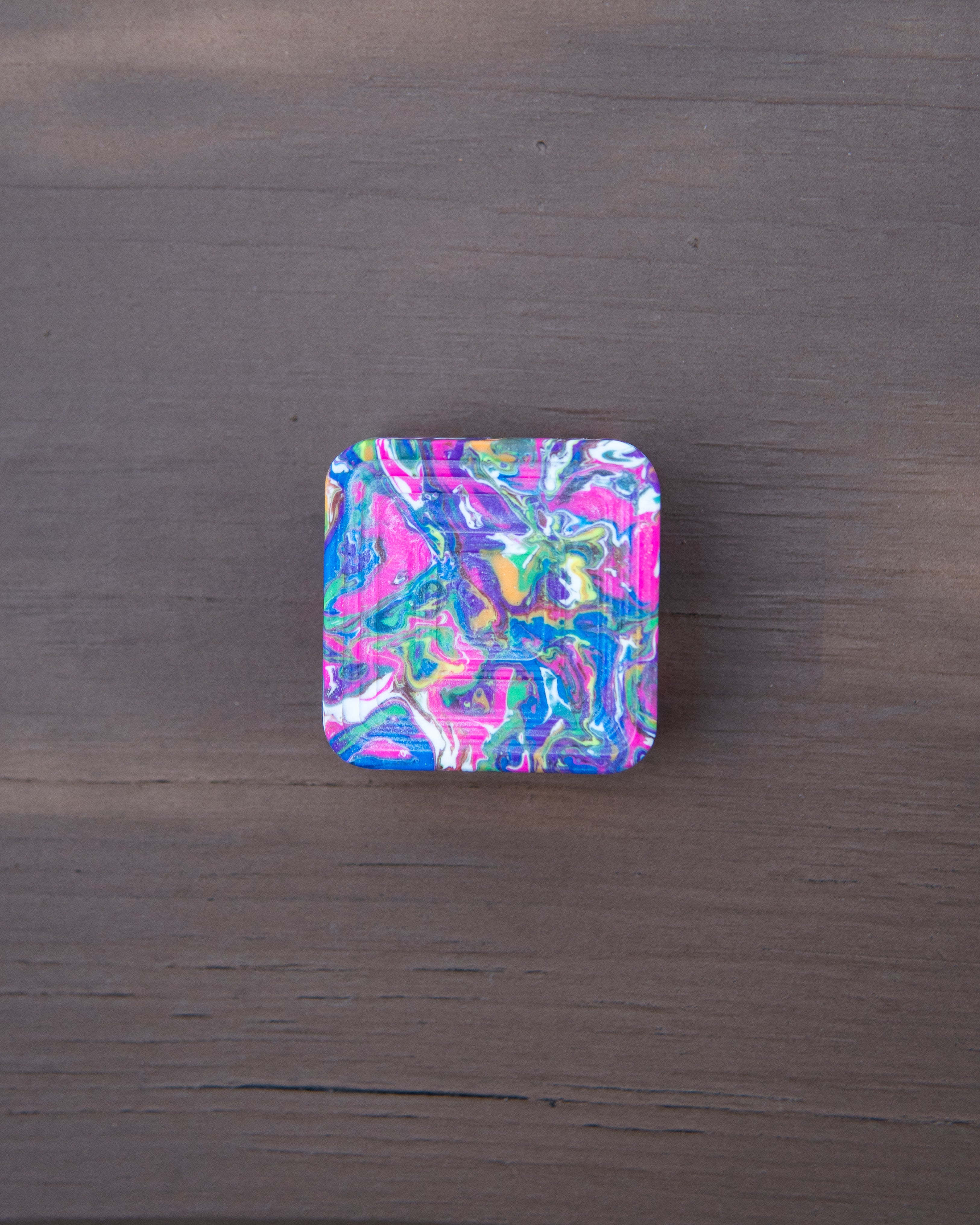 Mini Tile Fidget Slider - Maker's Choice, Retrovertigo Resin #4
