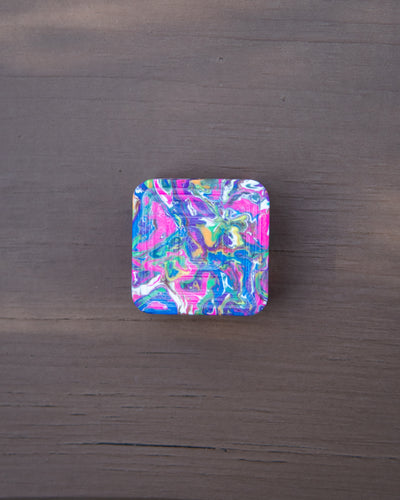 Mini Tile Fidget Slider - Maker's Choice, Retrovertigo Resin #4