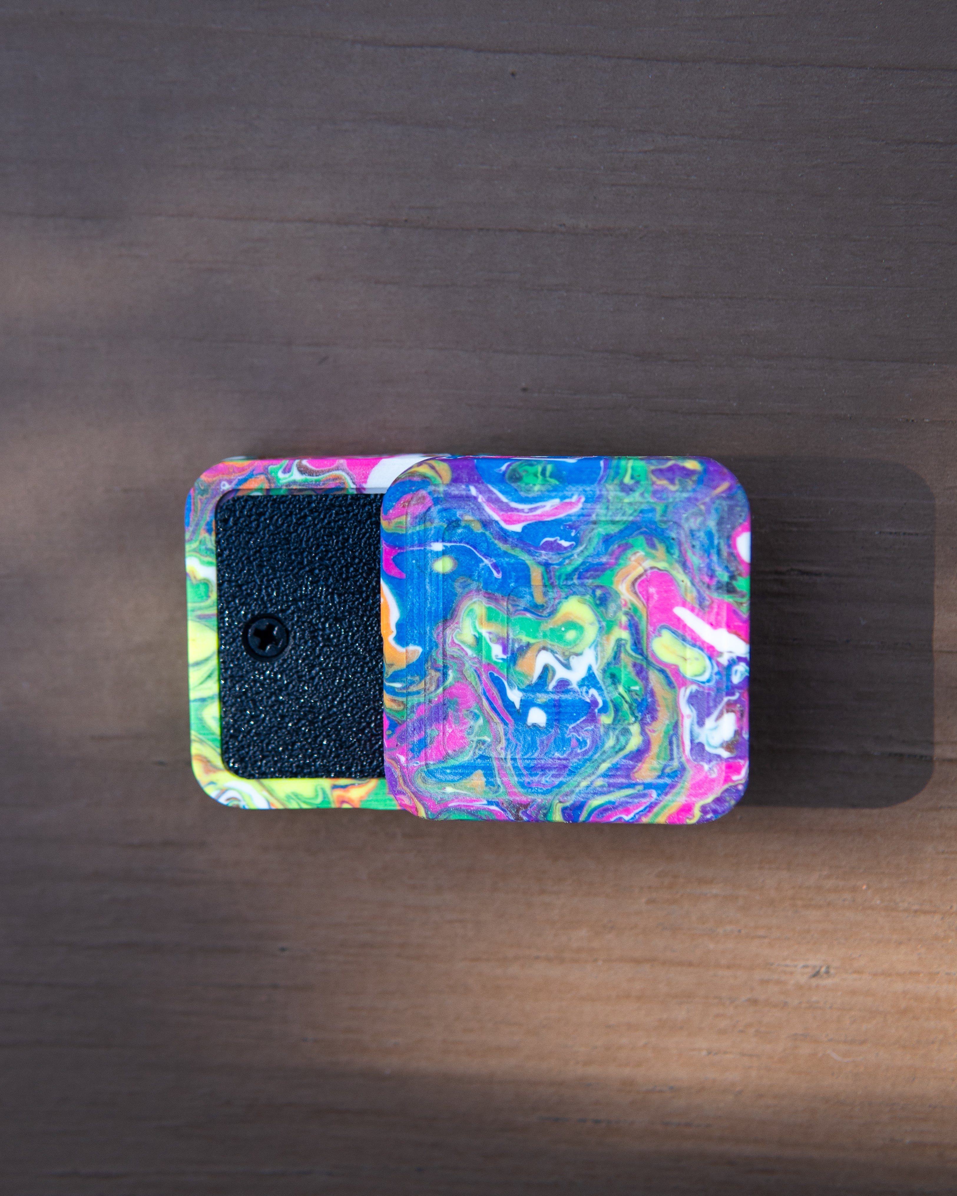 Mini Tile Fidget Slider - Maker's Choice, Retrovertigo Resin #5