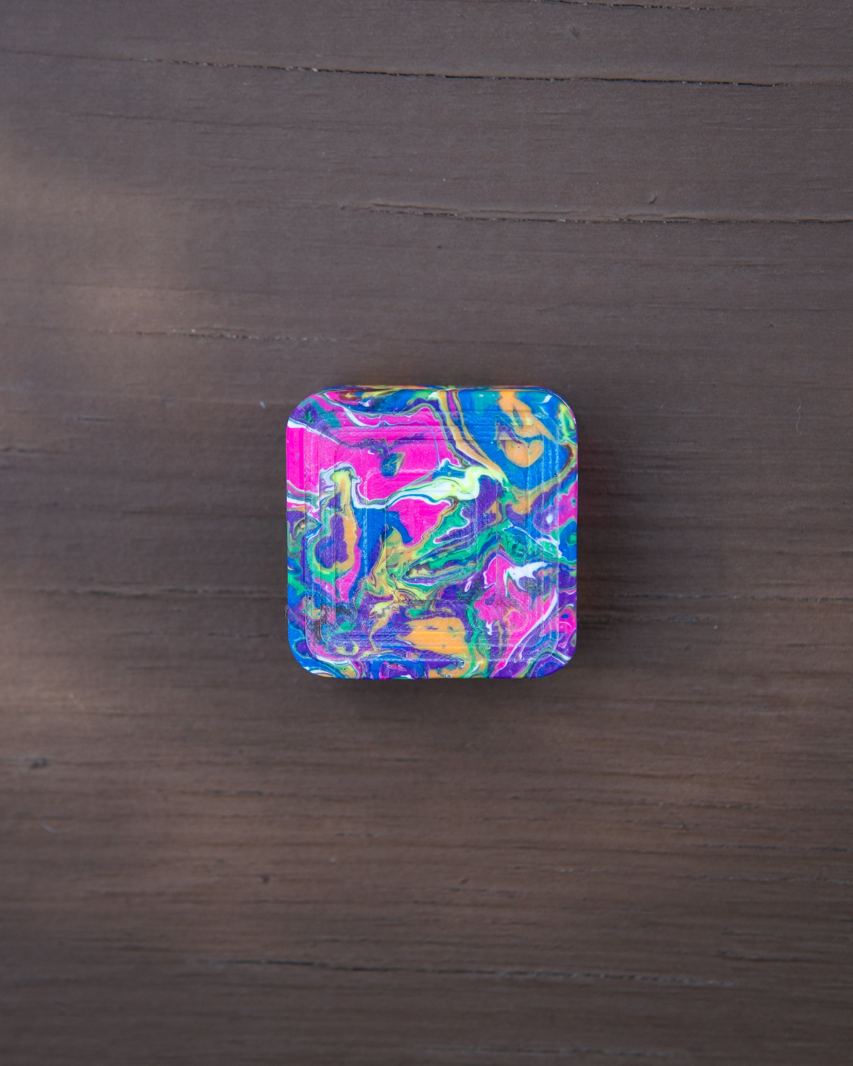 Mini Tile Fidget Slider - Maker's Choice, Retrovertigo Resin #6