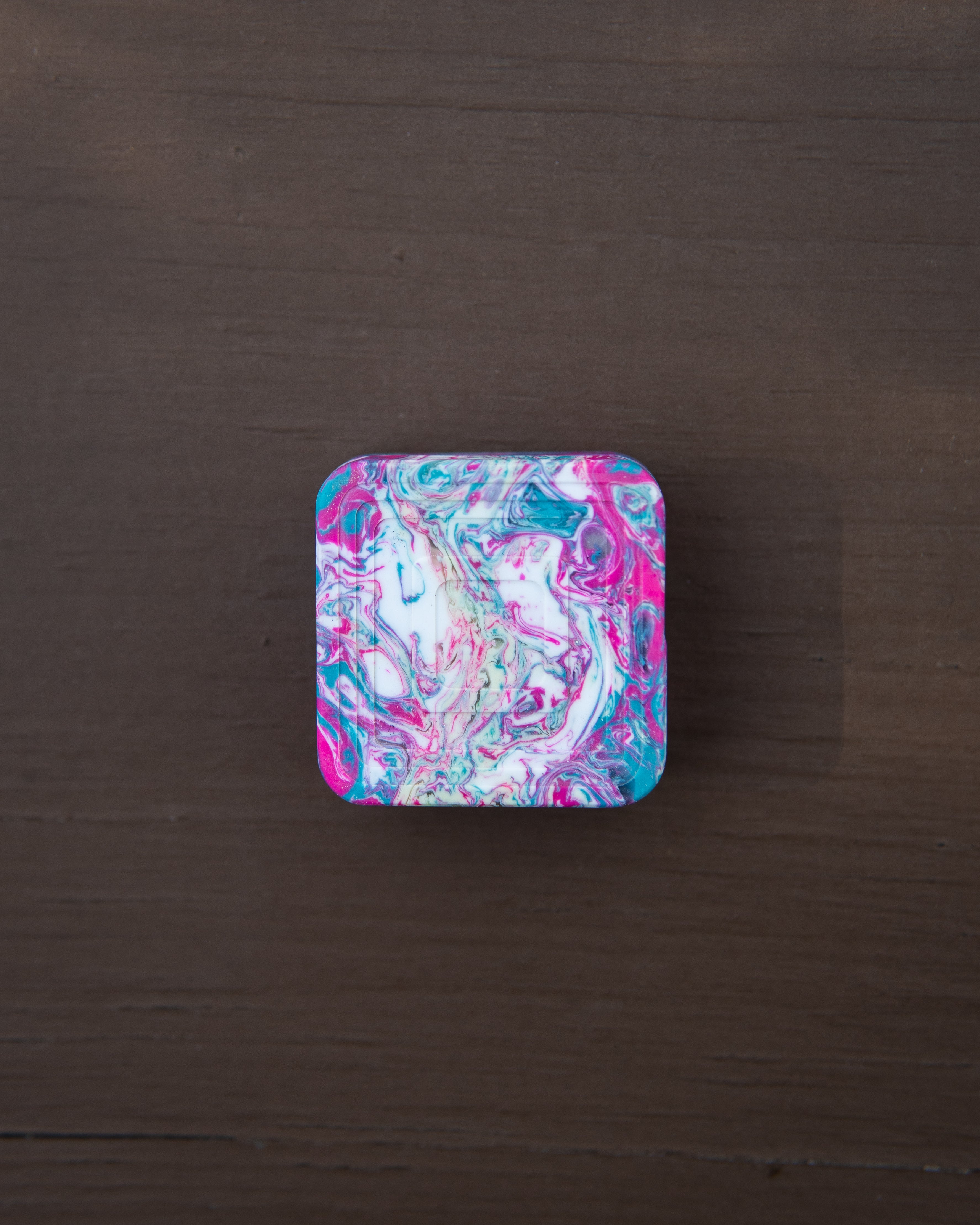 Mini Tile Fidget Slider - Maker's Choice, Miami Vice Resin #5