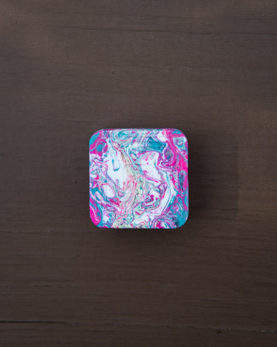 Mini Tile Fidget Slider - Maker's Choice, Miami Vice Resin #5
